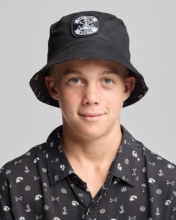 Youth Anchor BonesReversible Bucket Hat