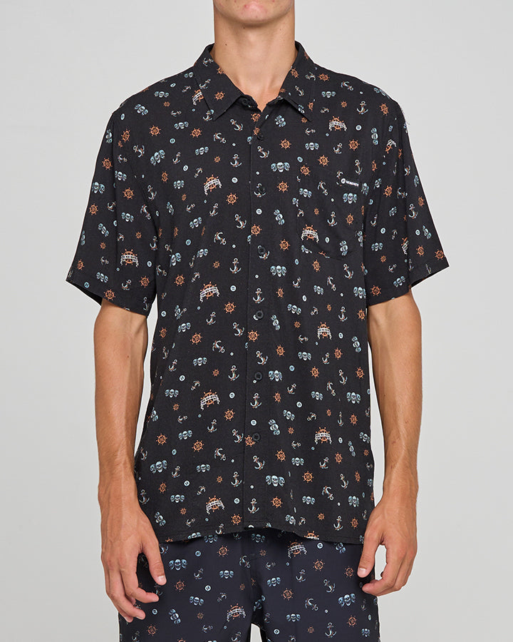 Triple Anchor | Short Sleeve Woven Shirt