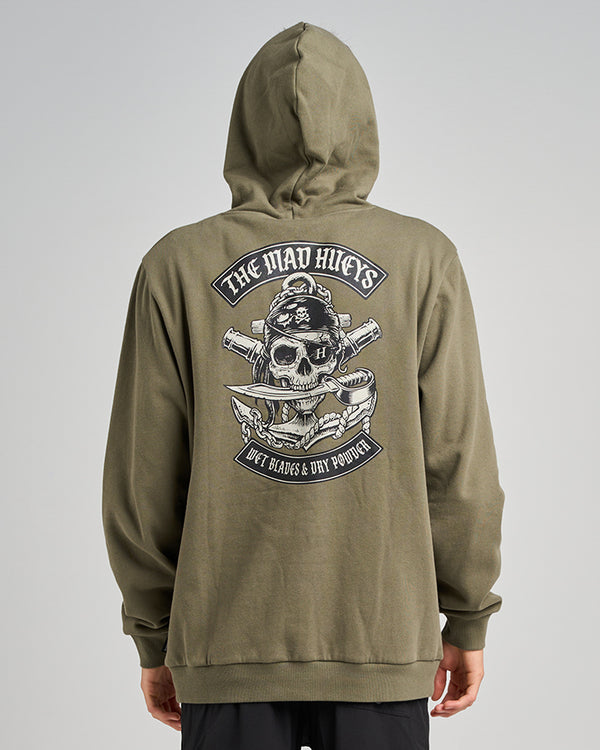 Hueys Pirate Hooded Pullover