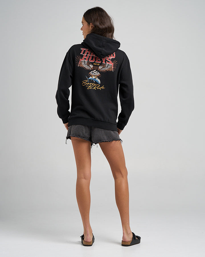 Born To Hueys | Womens Hooded Pullover