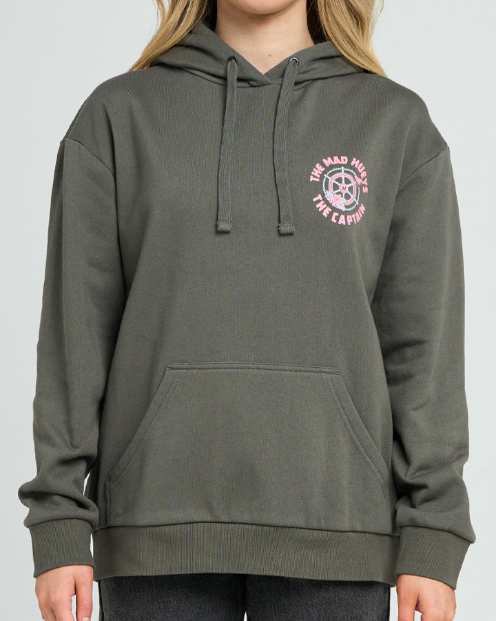 Two Faced Captain | Womens Hooded Pullover