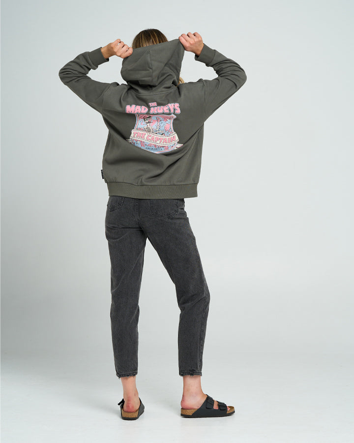Two Faced Captain | Womens Hooded Pullover