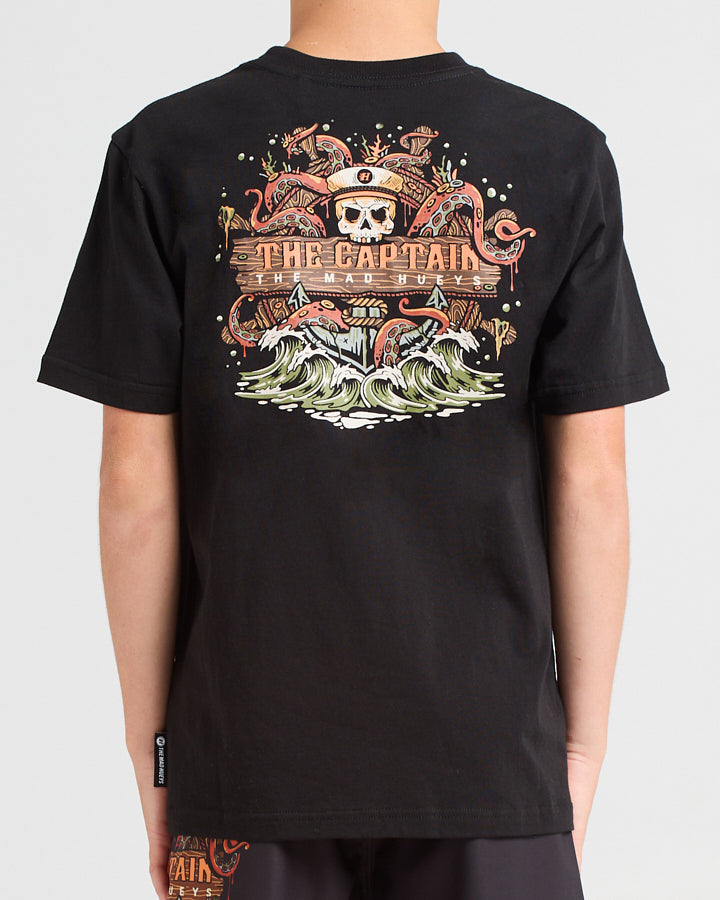 Youth The Kraken Captain Short Sleeve Tee