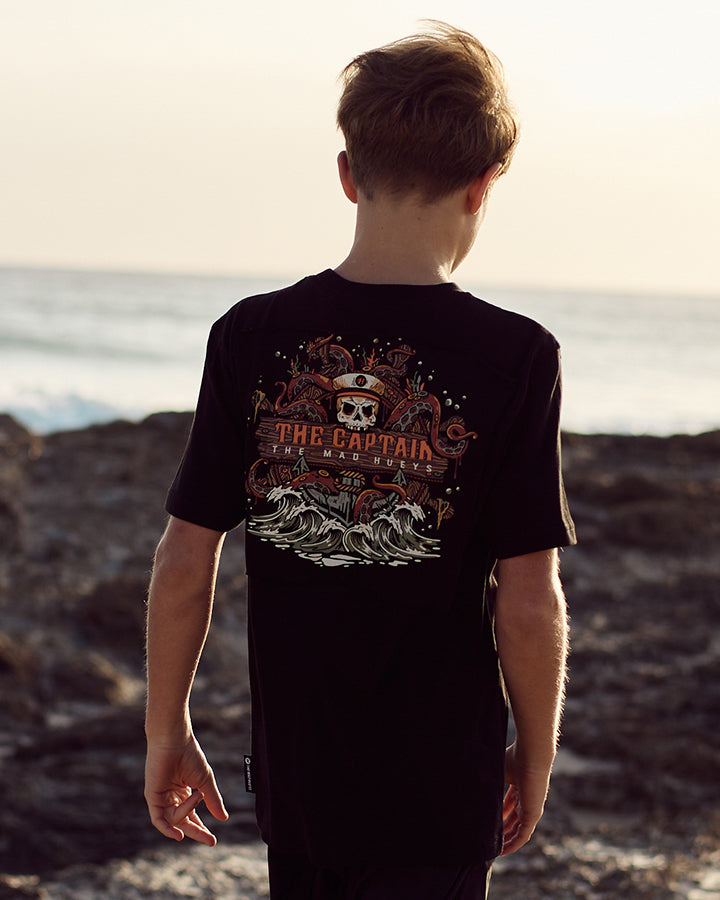 Youth The Kraken Captain Short Sleeve Tee