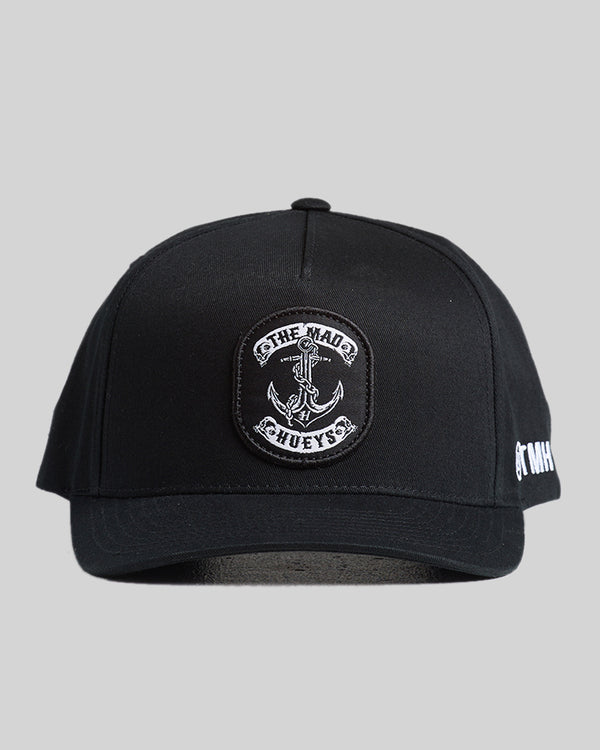 Skull Anchor Twill Snapback Cap