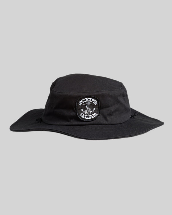 Skull Anchor Wide Brim Hat