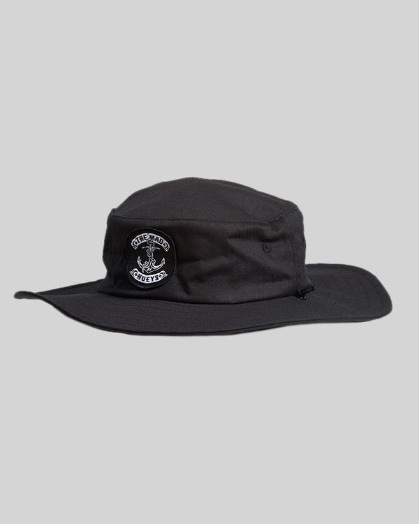 Skull Anchor Wide Brim Hat