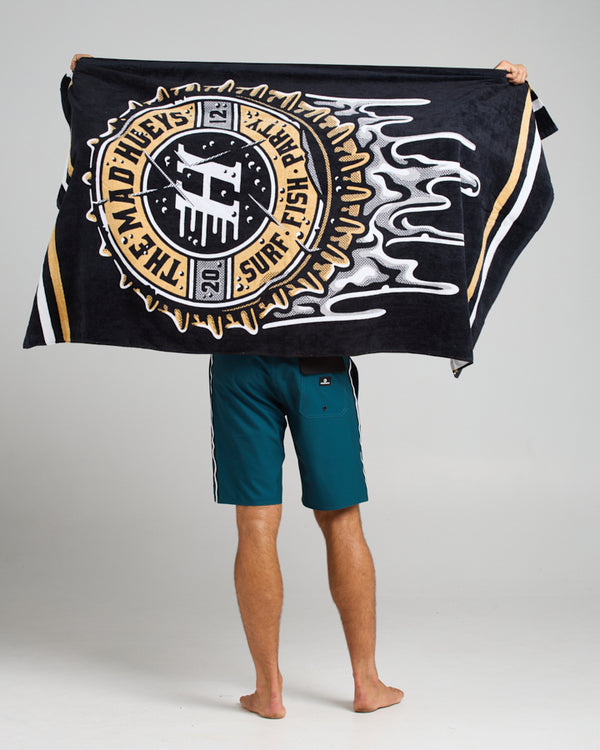 Hueys Cold One Beach Towel