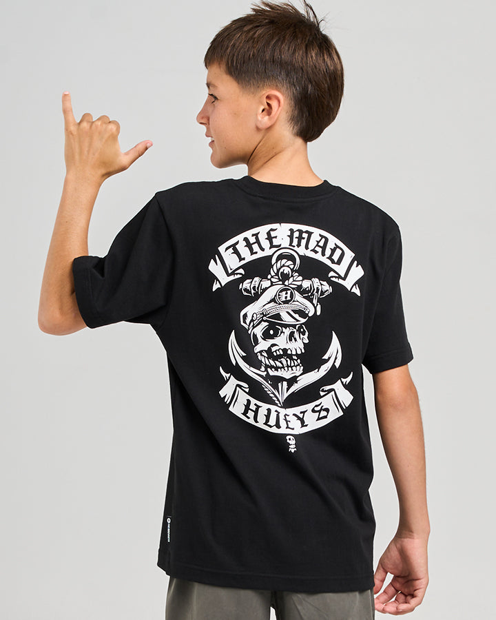 Boys Sailor Anchor Short Sleeve Tee