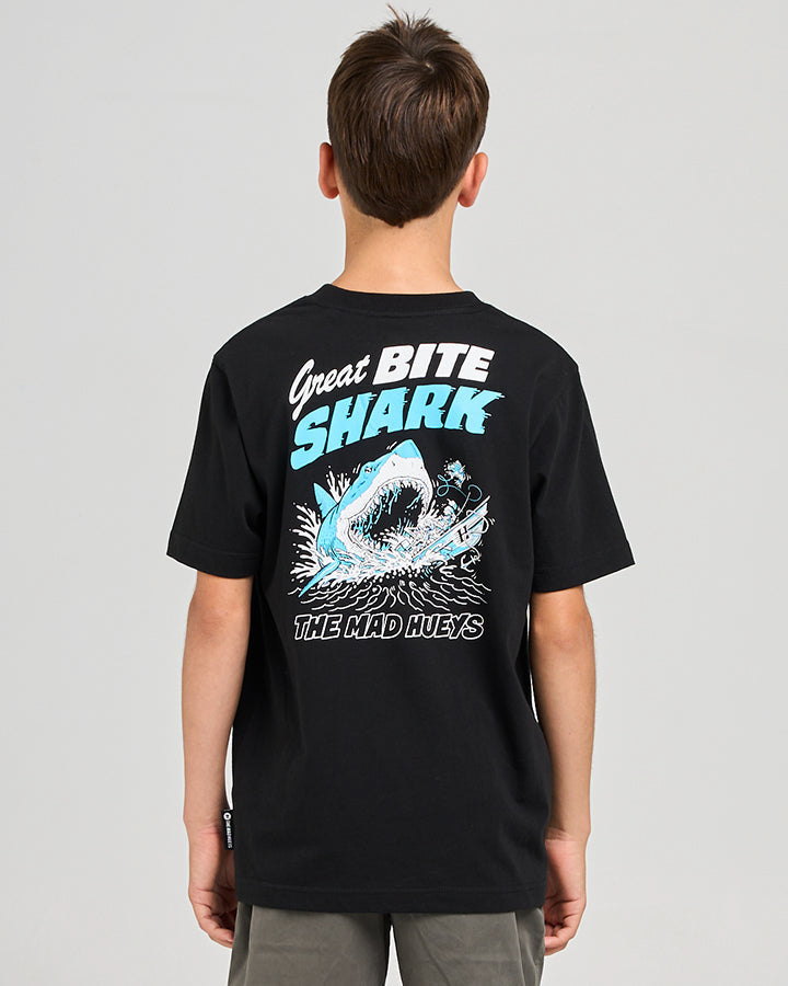 Boys Great Bite Shark Short Sleeve Tee