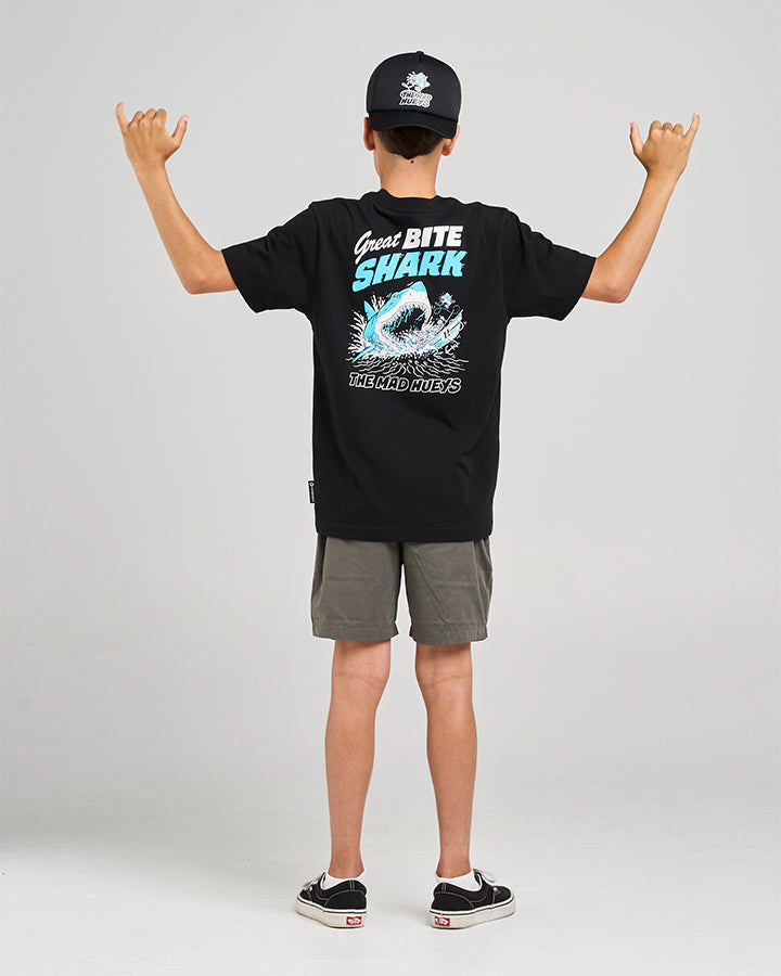 Boys Great Bite Shark Short Sleeve Tee