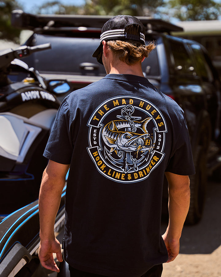 Hooked Cuda Short Sleeve Tee