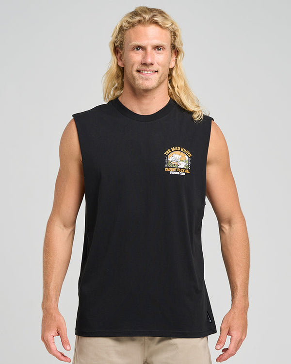 Caught Fk All Island  Muscle Tee