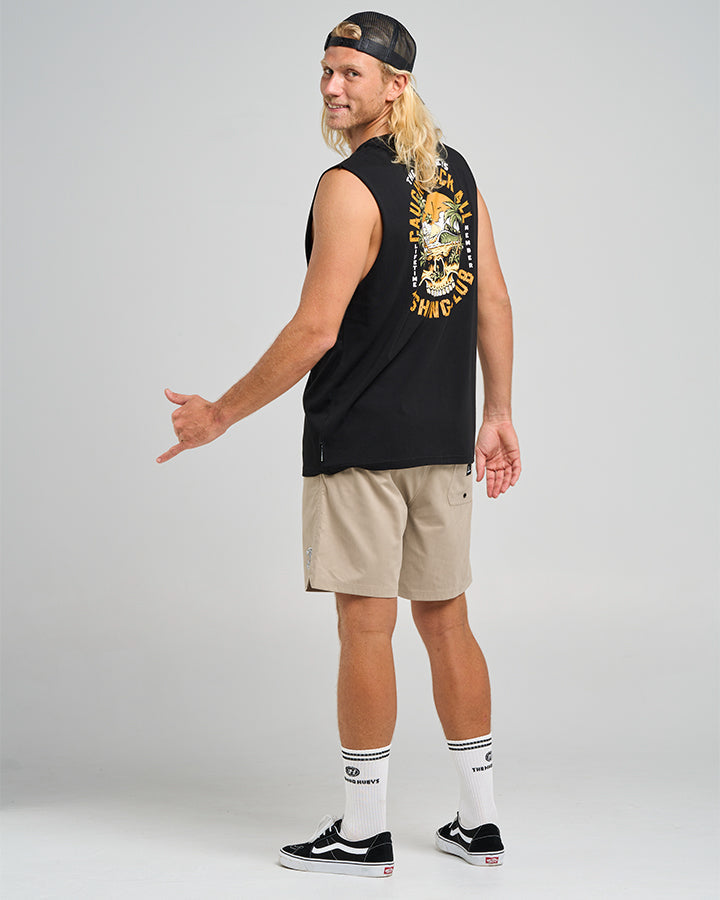Caught Fk All Island  Muscle Tee