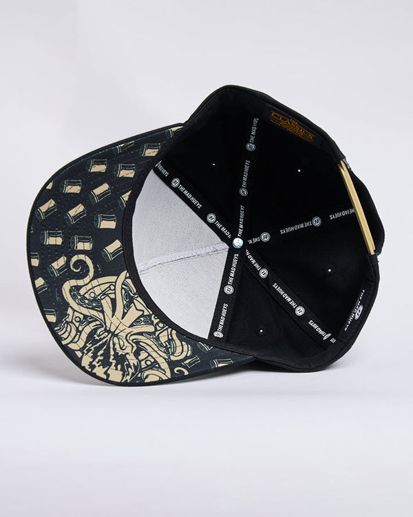 Kraken Port Hole Snapback Cap