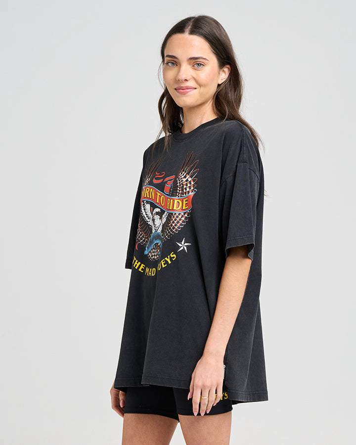 Born To Ride Oversized Tee