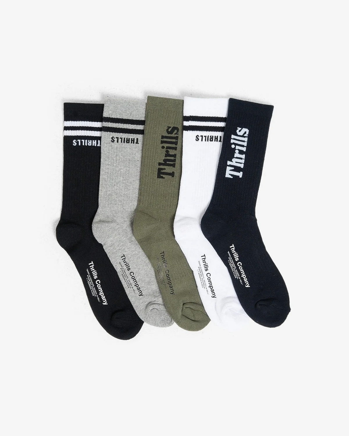 Minimal Thrills 5 Pack Sock