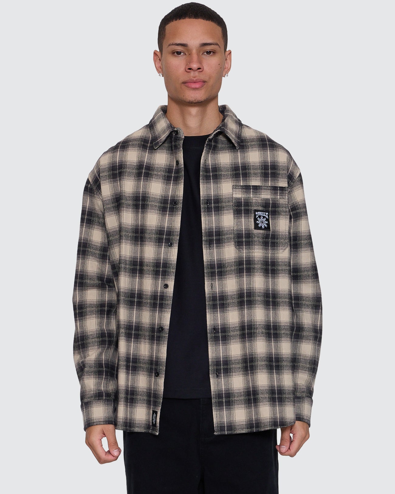 Stagger Barrio Long Sleeve Flannel Shirt