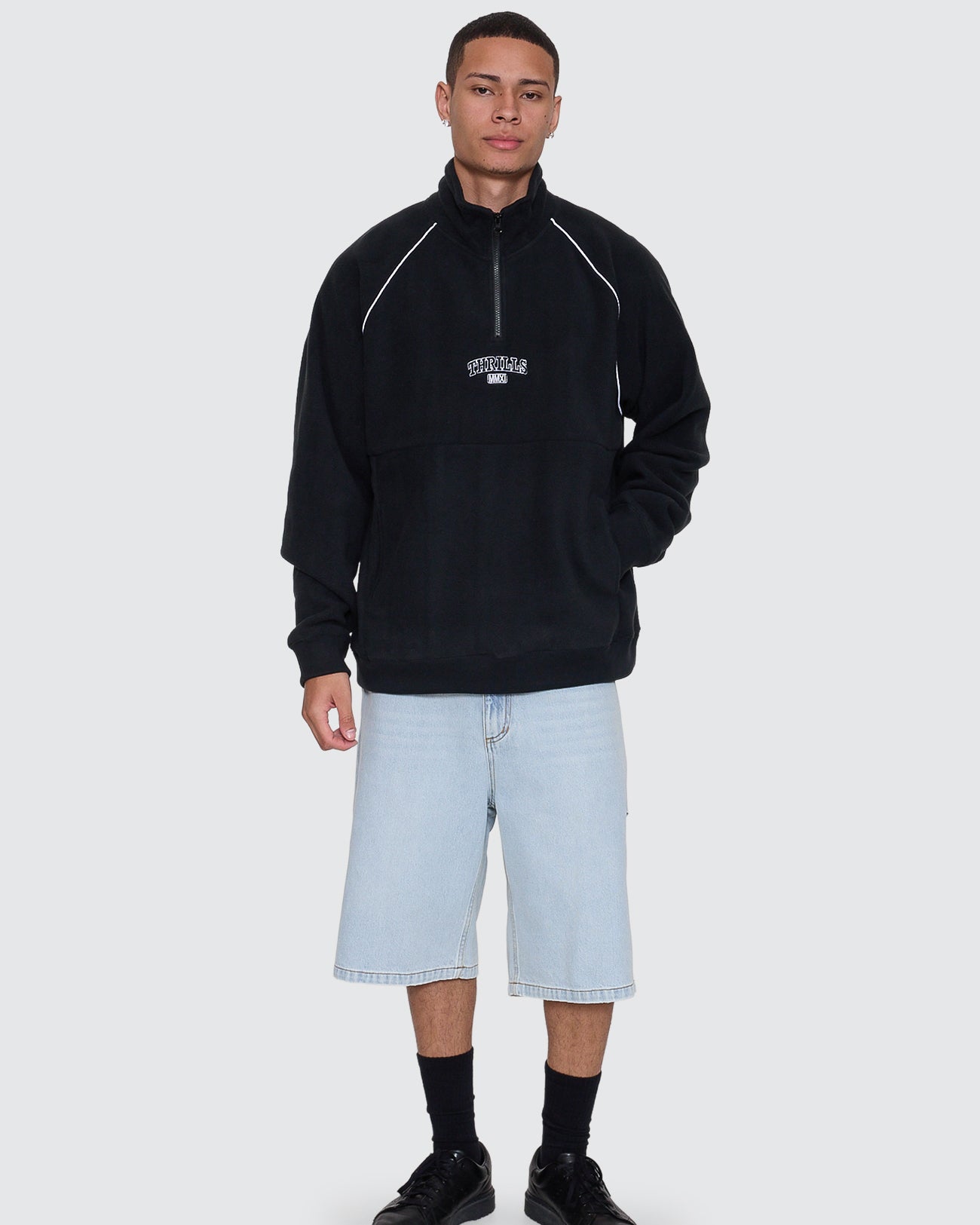 Thrill Of Victory Raglan Quarter Zip Polar Fleece