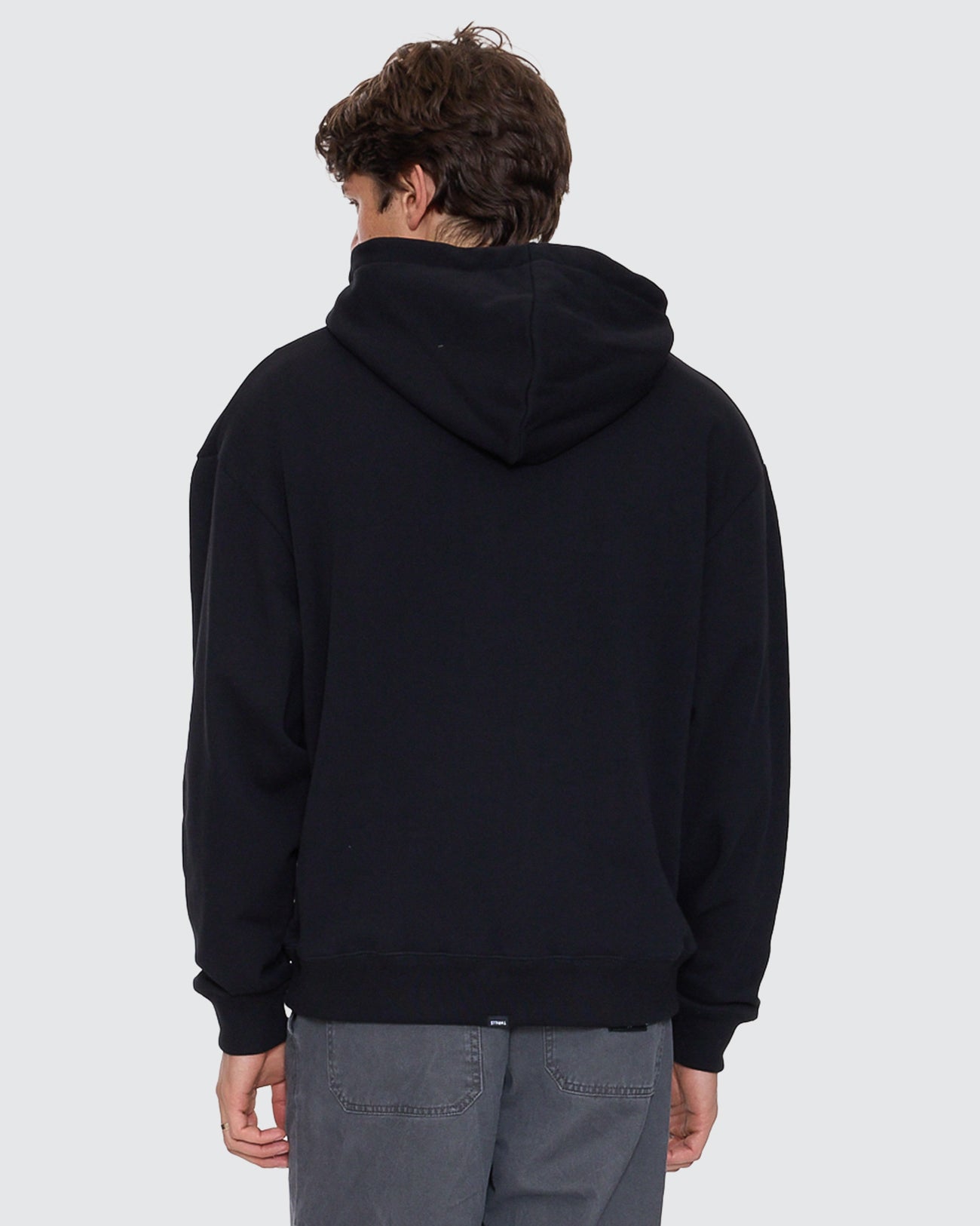 Heavy Voltage Slouch Pull On Cropped Hood
