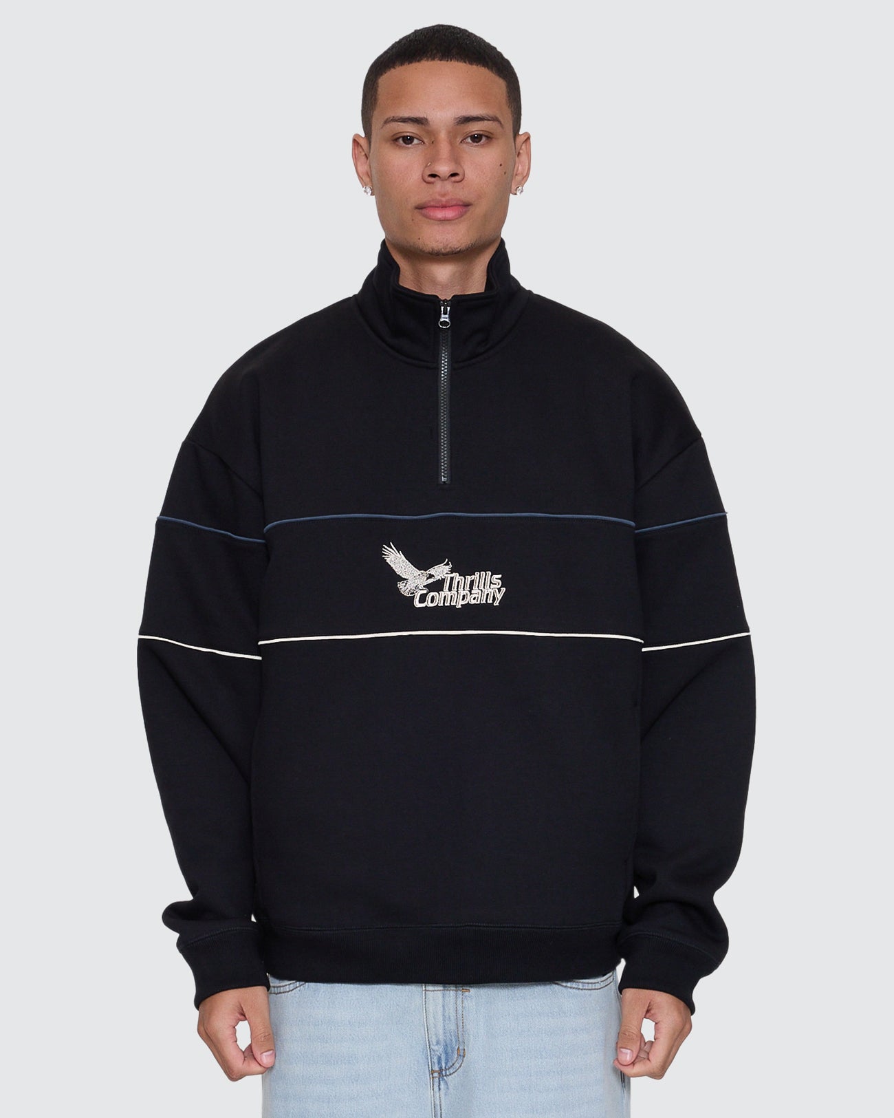 Between Chaos & Calm Quarter Zip Fleece