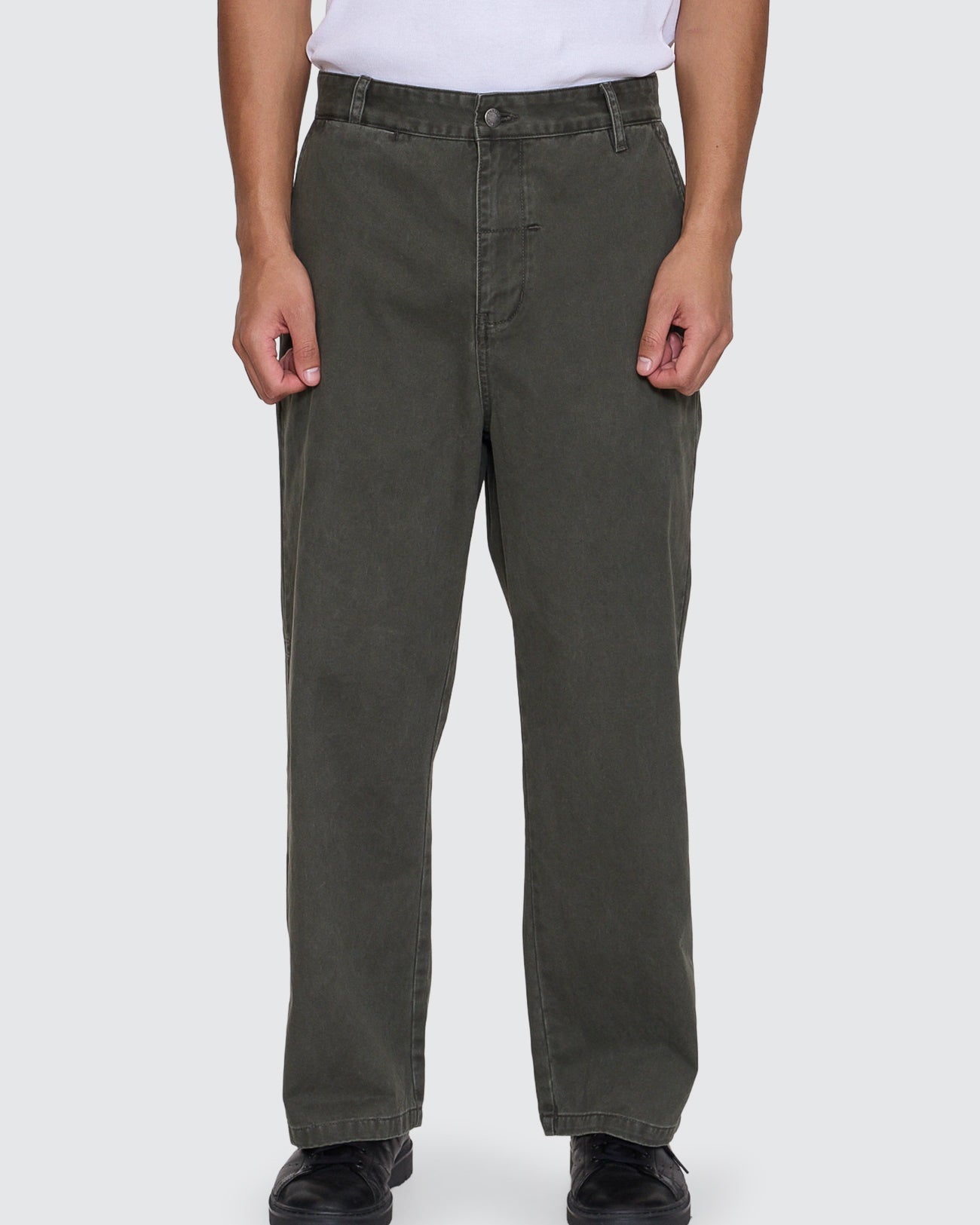 Stagger Big Slacker Cropped Pant