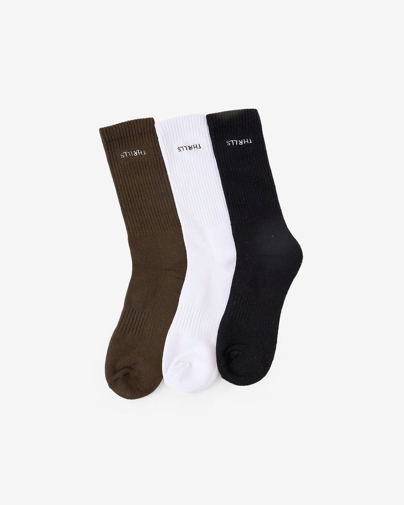 Minimal Thrills Minimal 3 Pack Sock