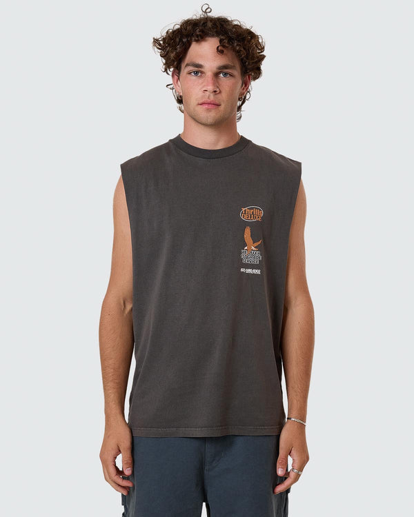 1st Grade Service Merch Fit Muscle Tee