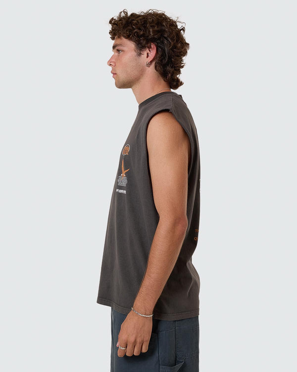 1st Grade Service Merch Fit Muscle Tee