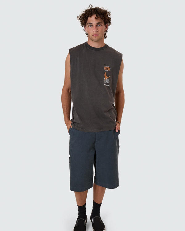 1st Grade Service Merch Fit Muscle Tee
