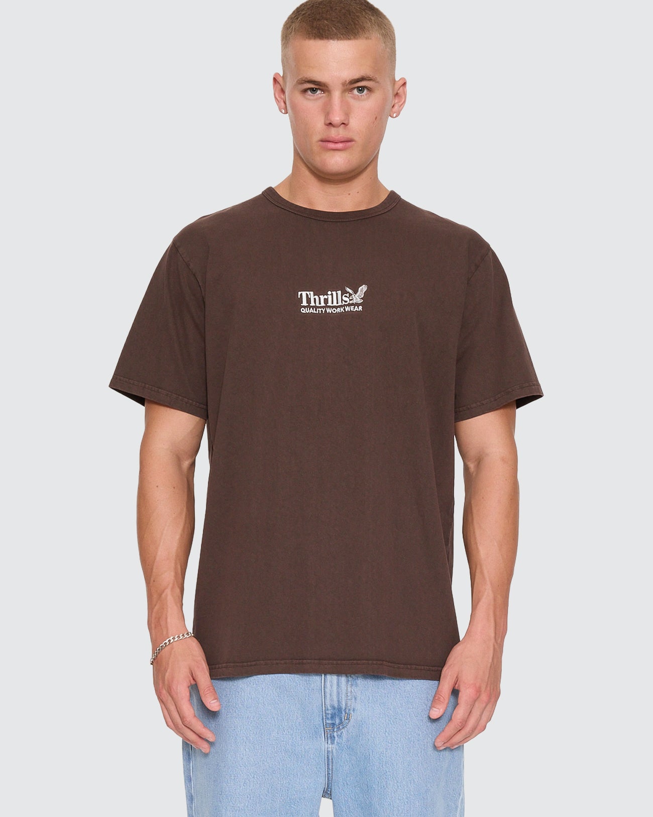 Thrills Workwear Embro Merch Tee