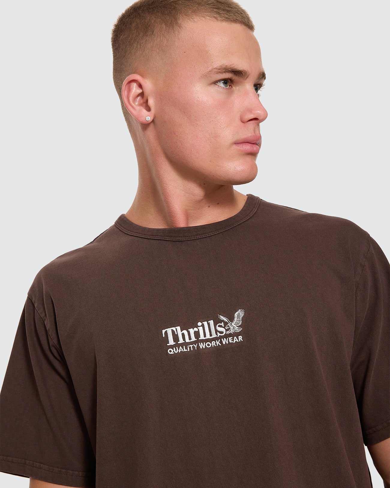 Thrills Workwear Embro Merch Tee
