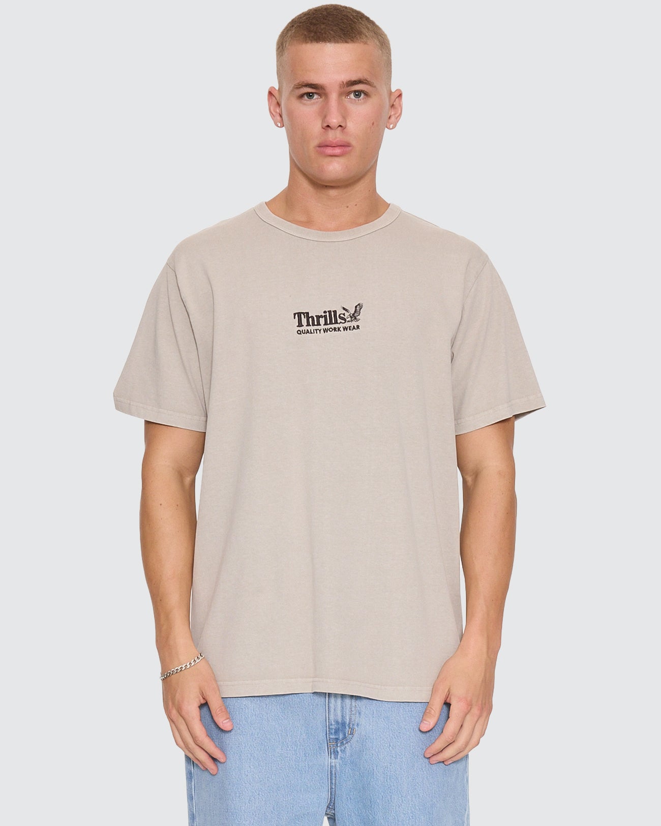 Thrills Workwear Embro Merch Tee