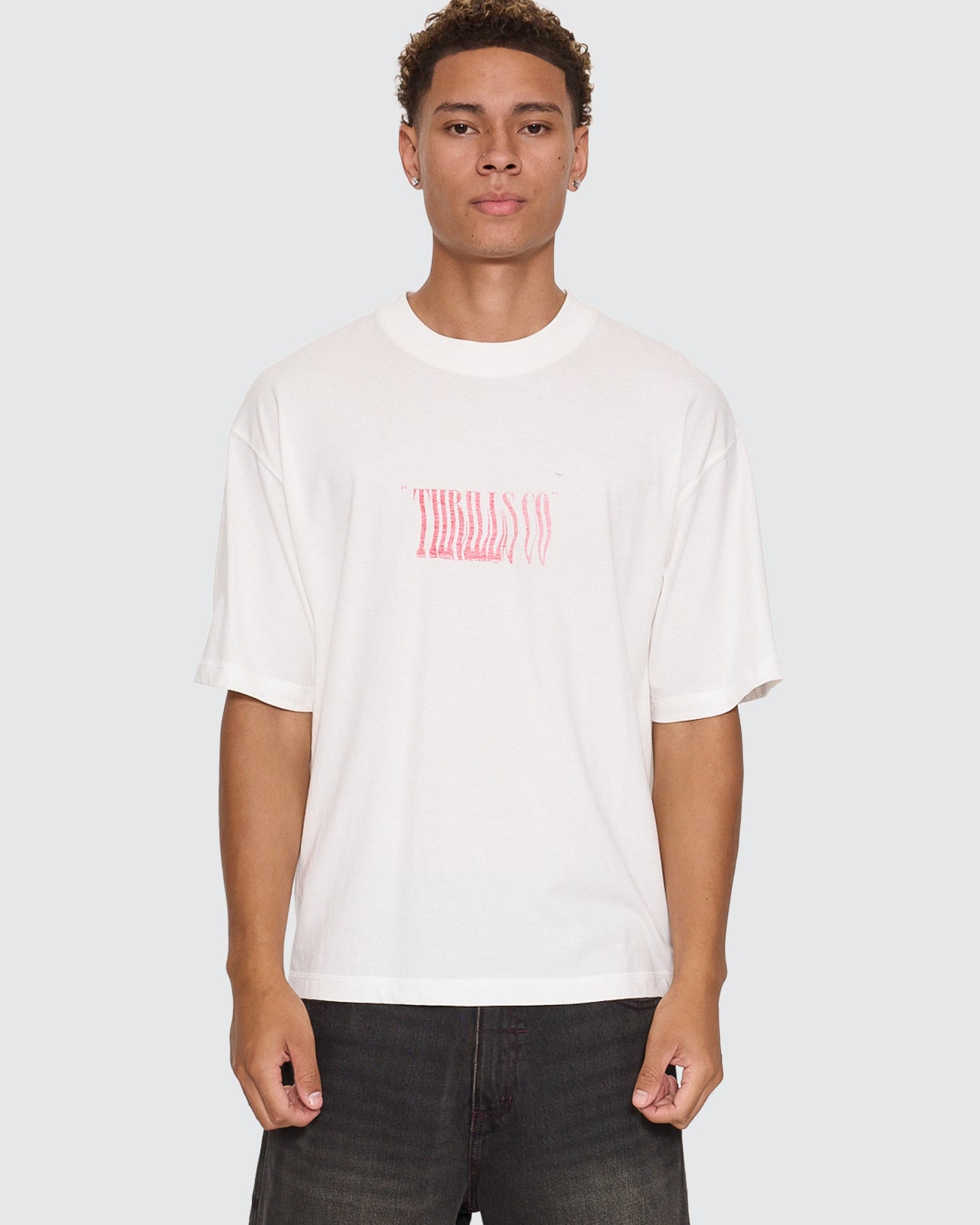 Chaotic Interventions Oversize Box Crop Tee