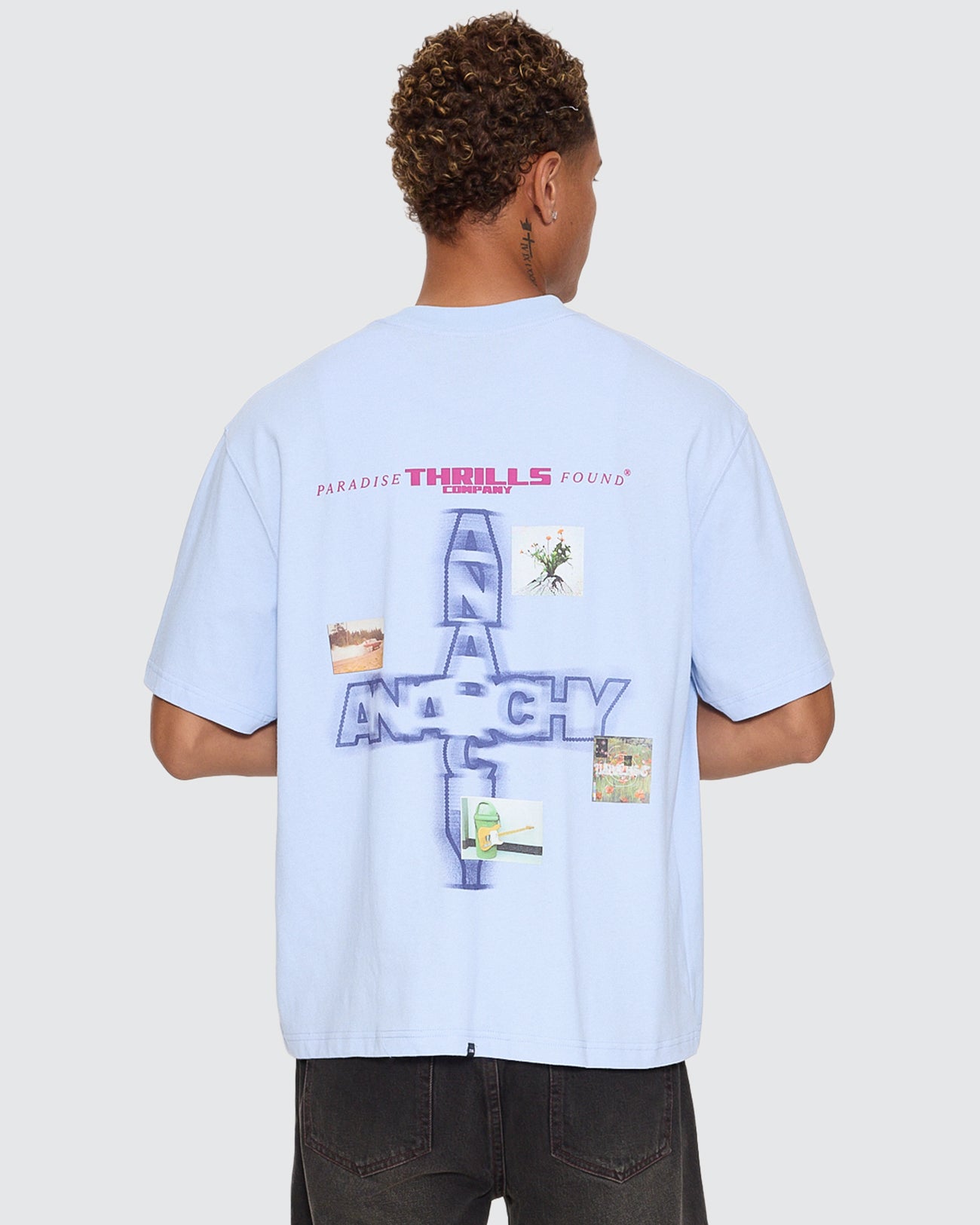 Found Paradise Oversize Box Crop Tee