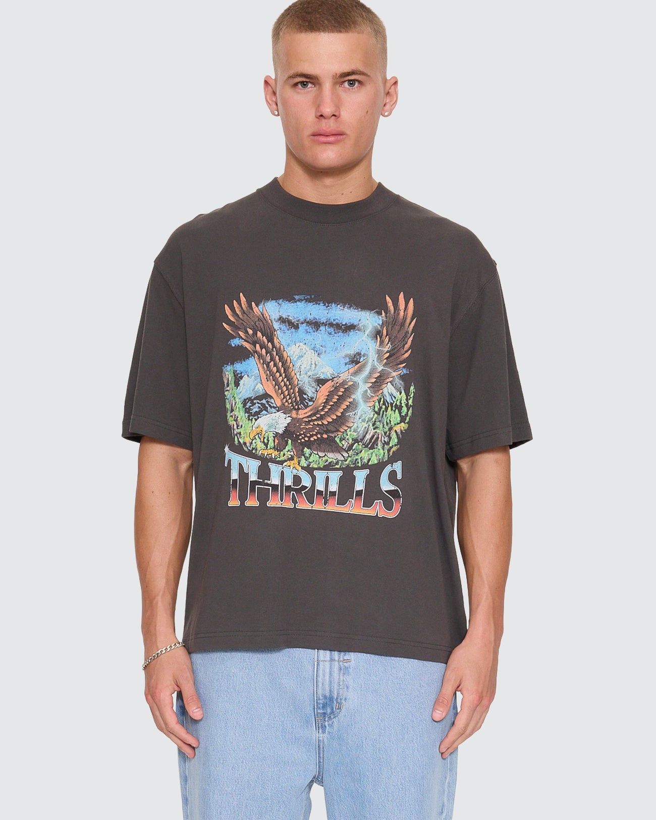 Seen & Heard Oversize Box Crop Tee