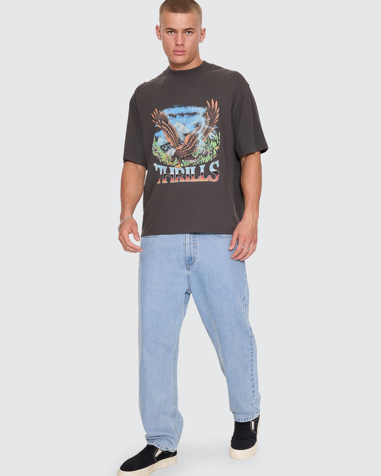 Seen & Heard Oversize Box Crop Tee