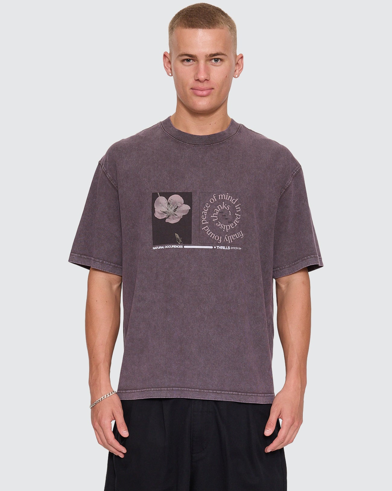 Natural Occurence Oversize Box Crop Tee