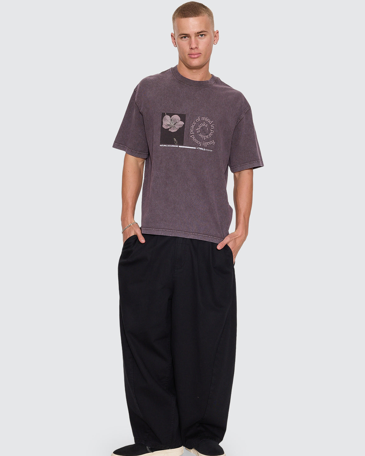 Natural Occurence Oversize Box Crop Tee