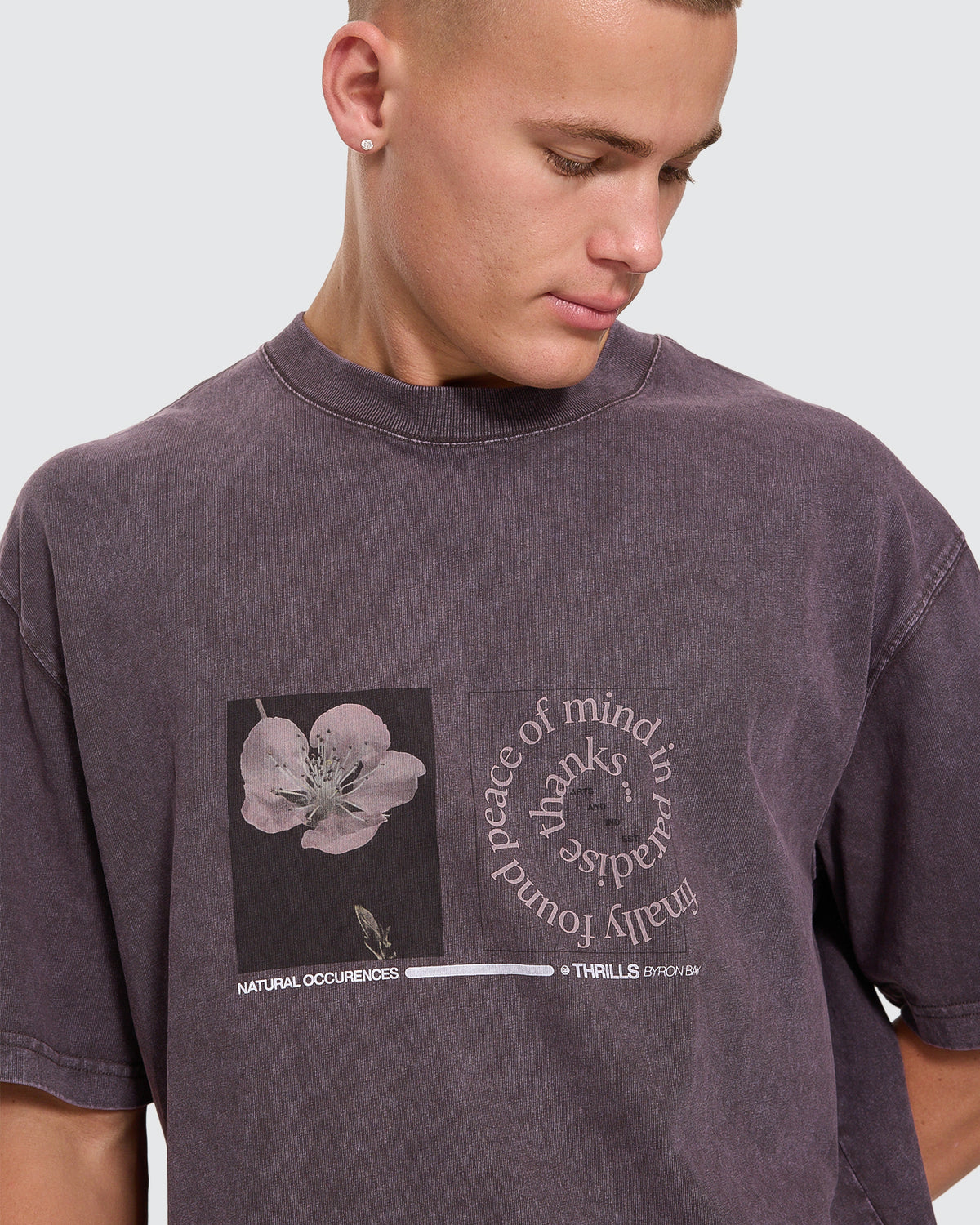 Natural Occurence Oversize Box Crop Tee