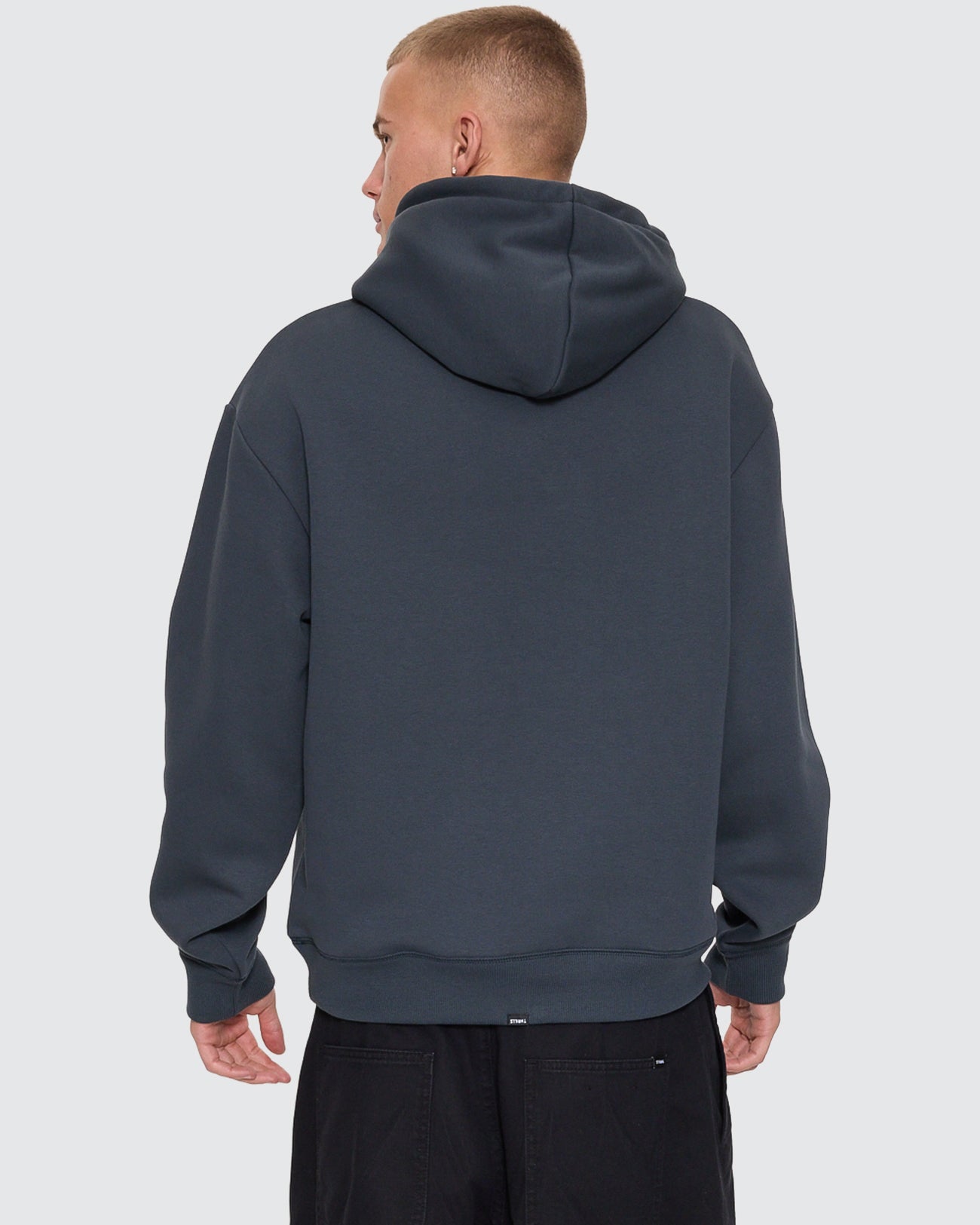 Stagger Slouch Pull On Cropped Hood