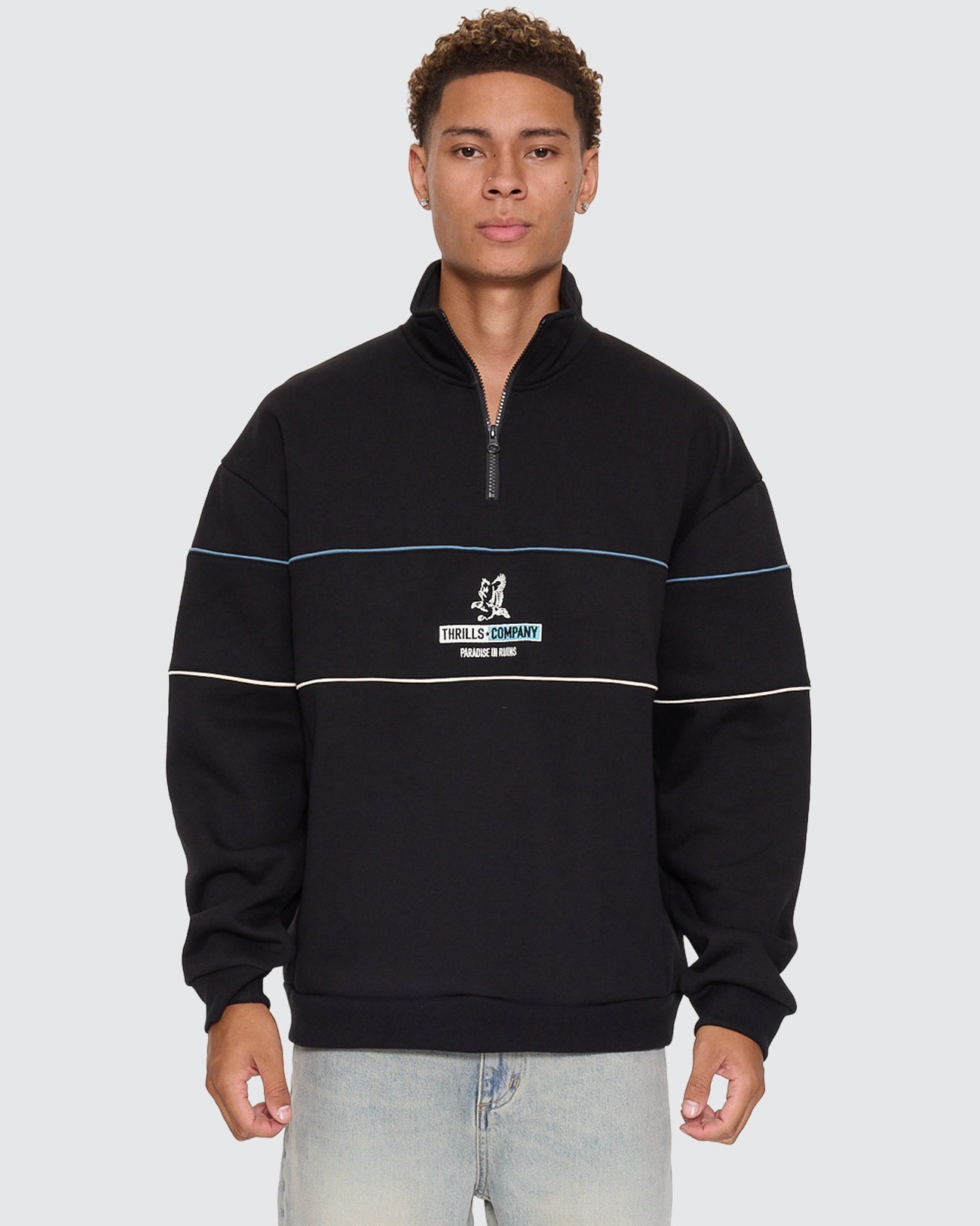 Risen Quarter Zip Cropped Fleece