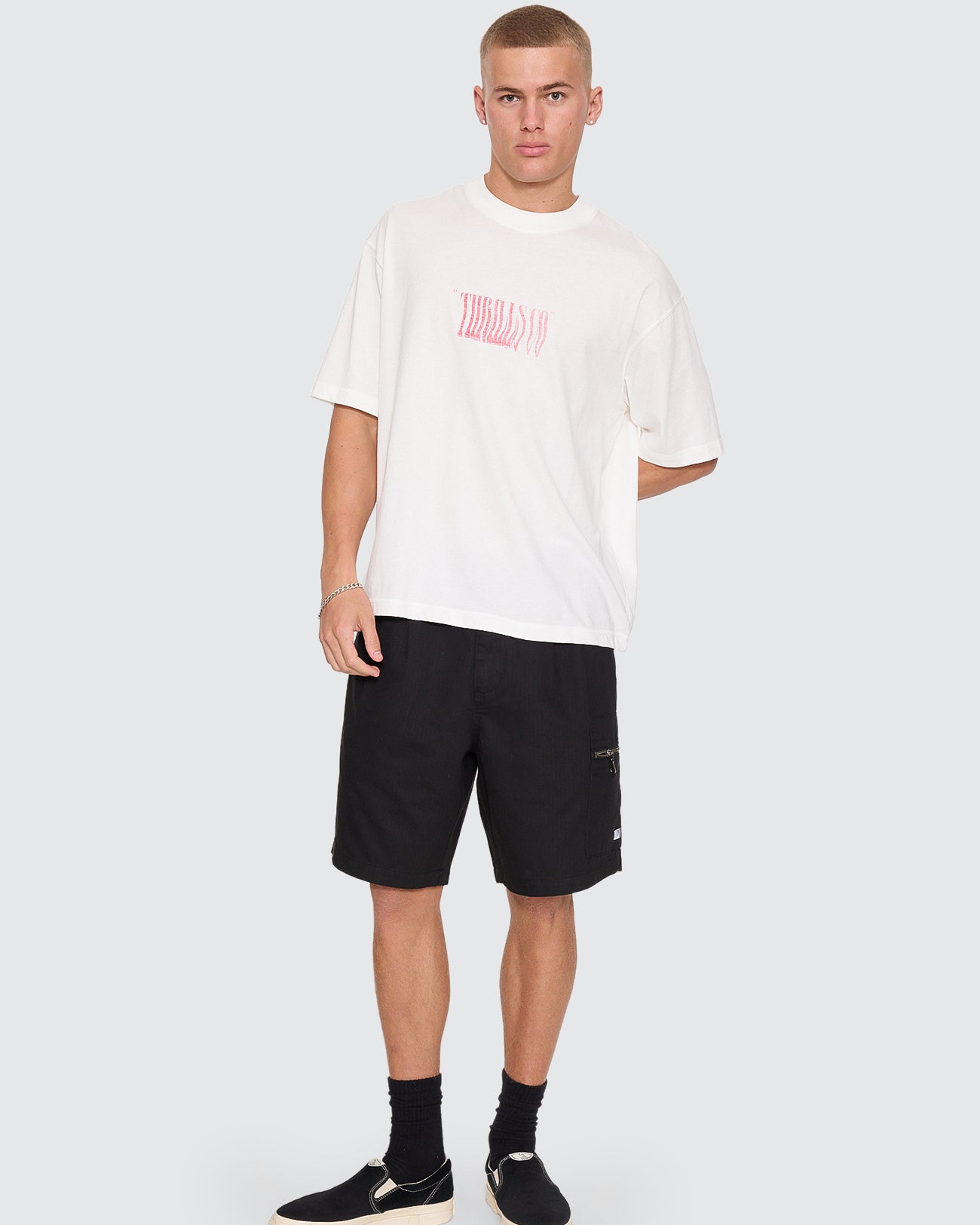 Chaotic Interventions Big Slacker Baggy Cropped Short