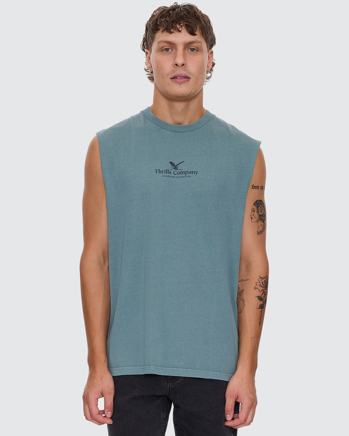 A Haven For The Restless Merch Fit Muscle Tee