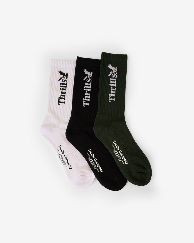 Thrills Workwear 3 Pack Sock