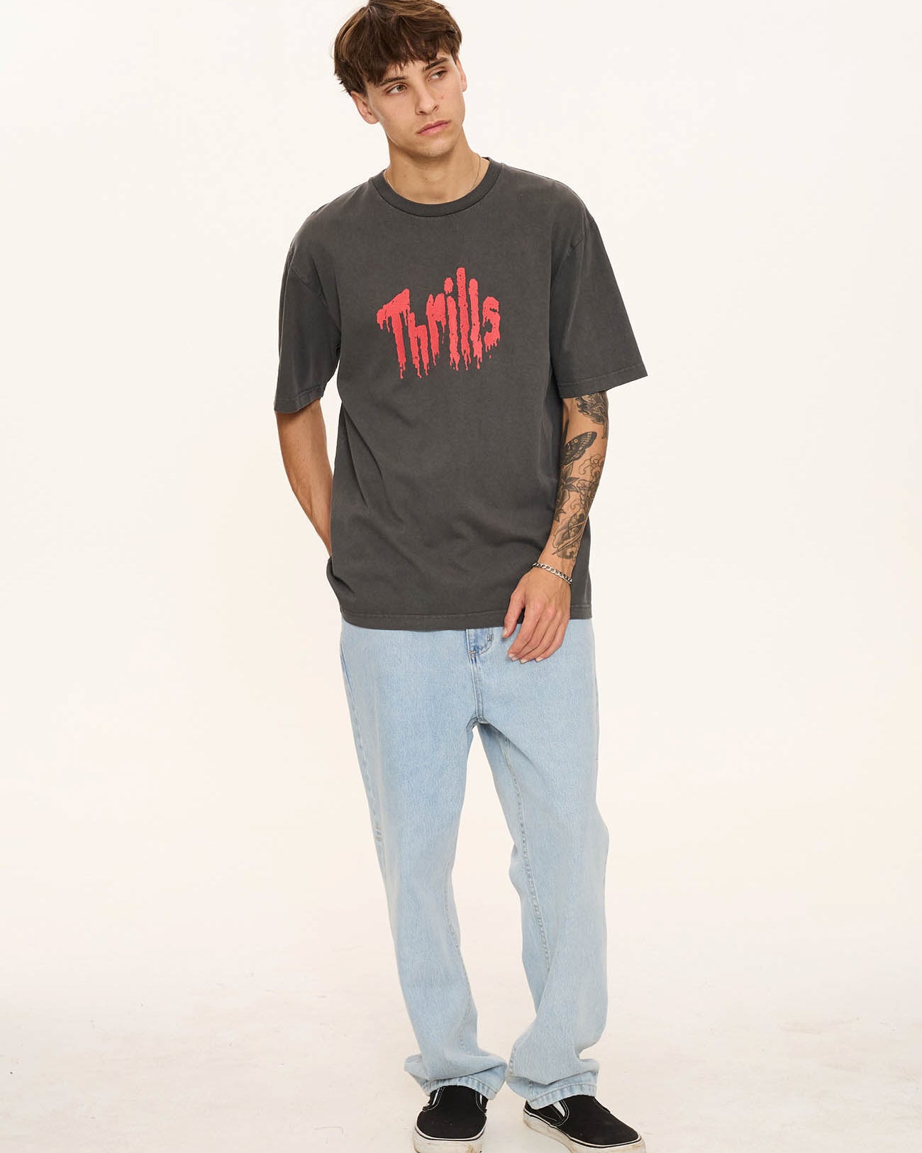 Once Bitten Twice Shy Oversize Fit Tee