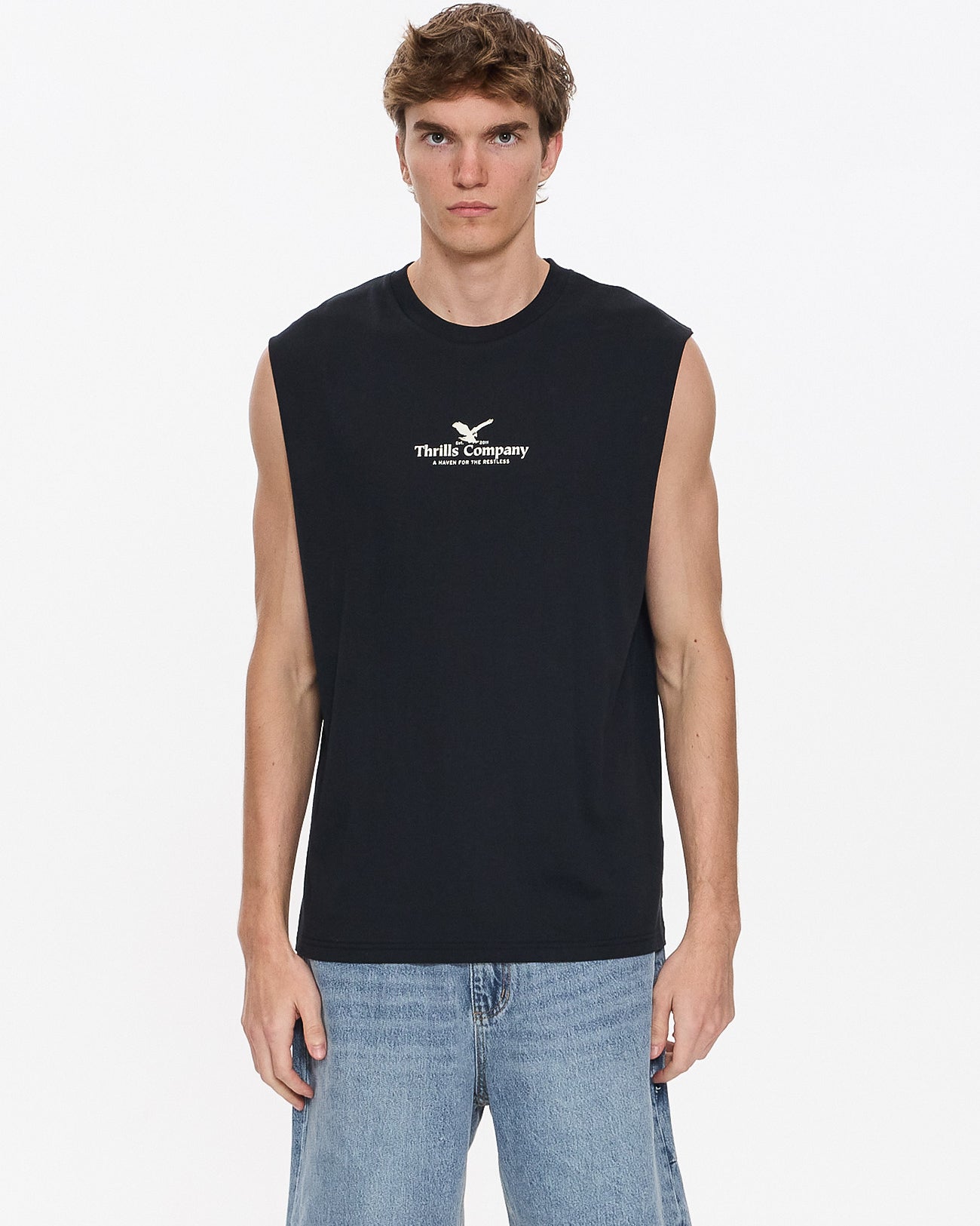 A Haven For The Restless Merch Fit Muscle Tee