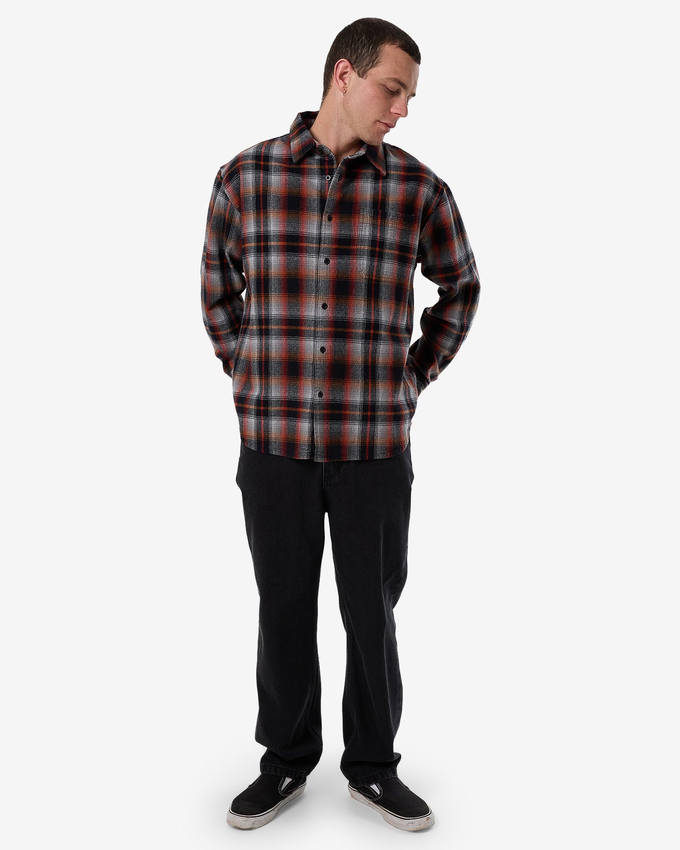 Barrio Long Sleeve Flannel Shirt