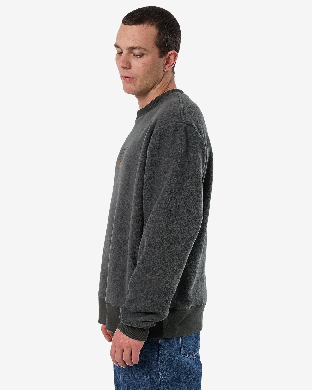 Powerful Security & Success Oversize Polar Fleece Crew