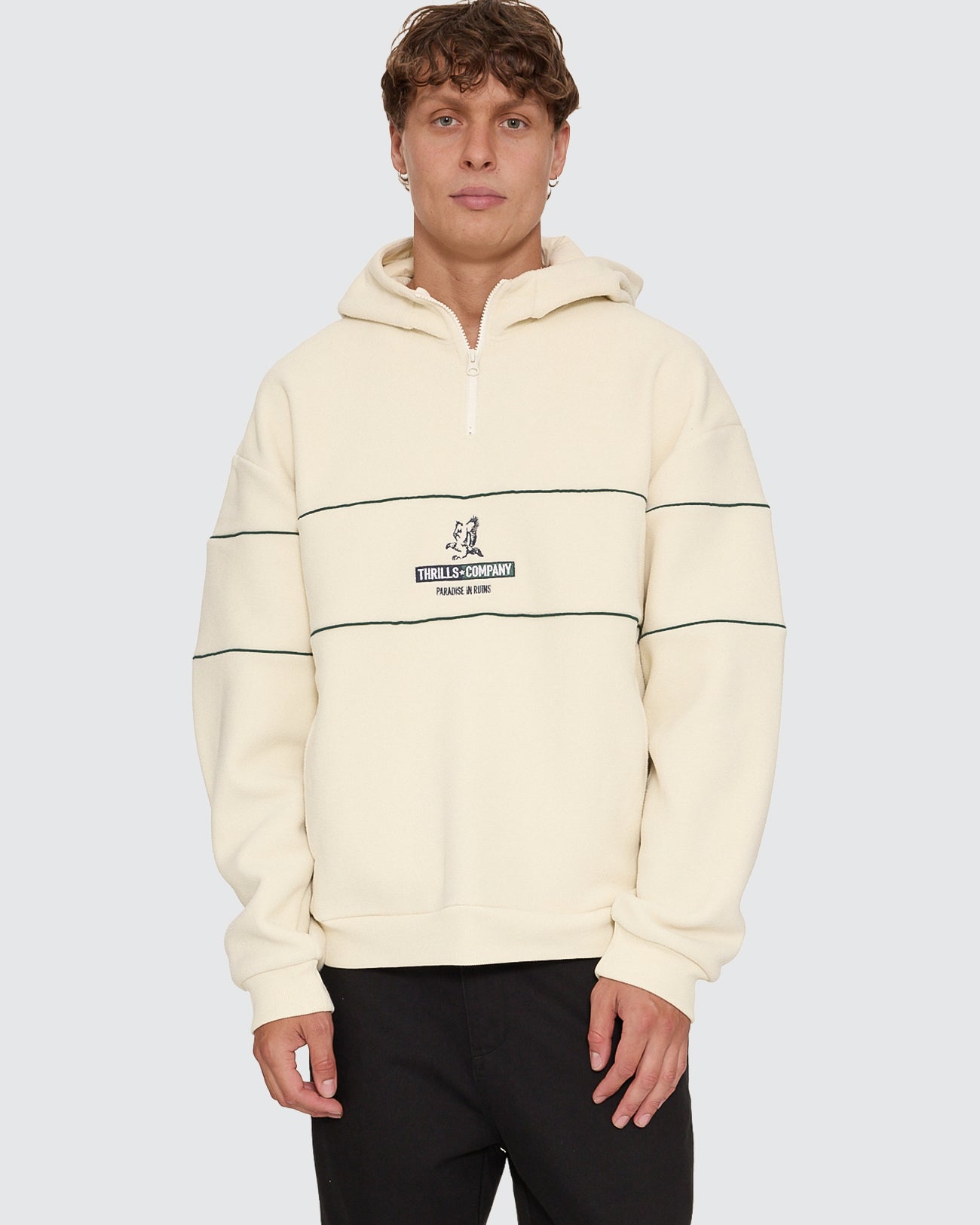 Risen Quarter Zip Hood Fleece